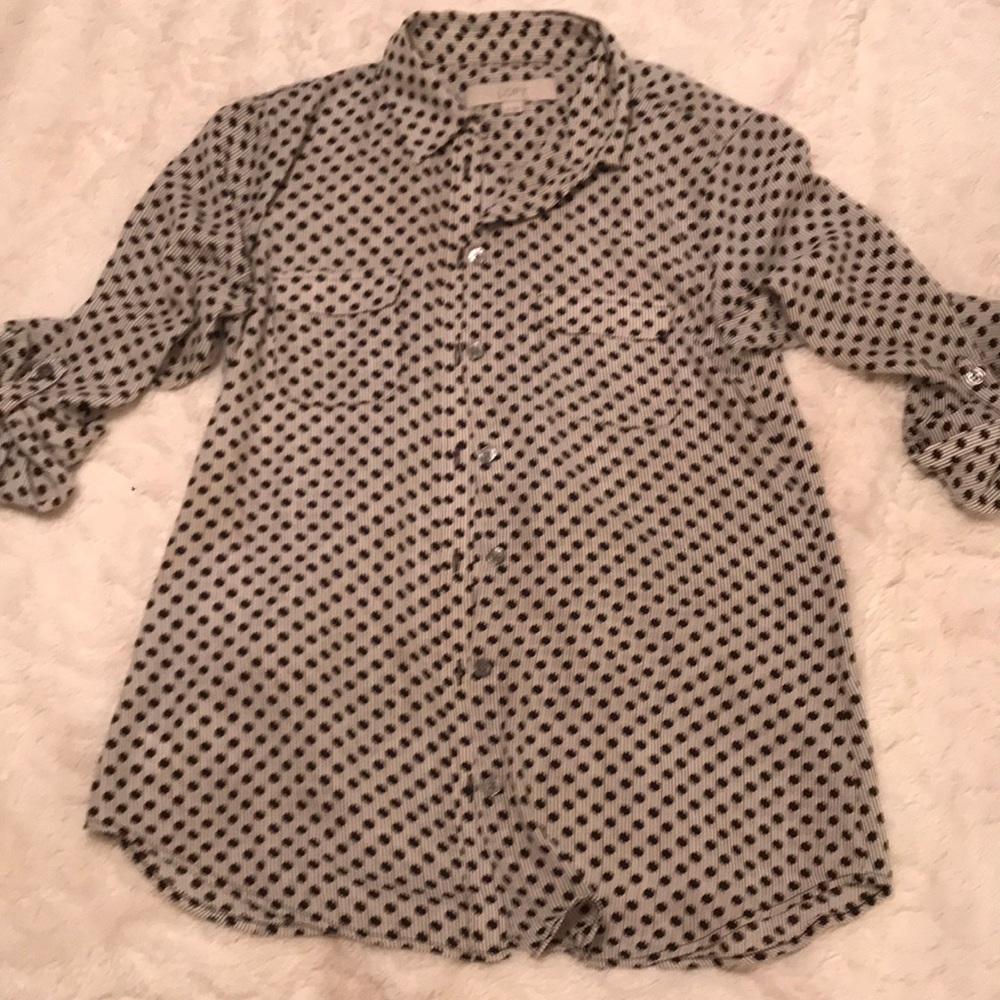 LOFT Button Down Blouse